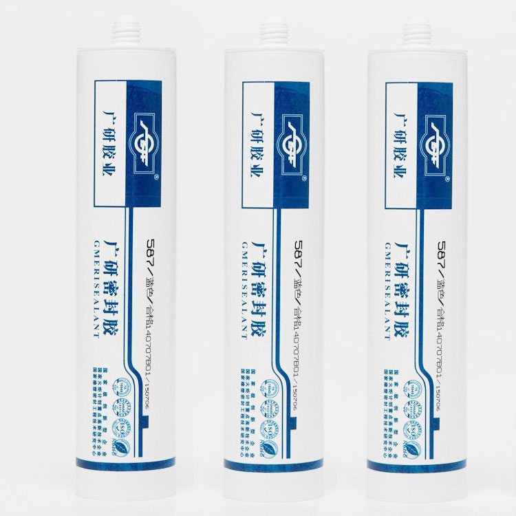 廣研密封膠 G587 藍(lán)色 耐油/防水 硅酮型密封膠 工業(yè)級(jí)硅膠