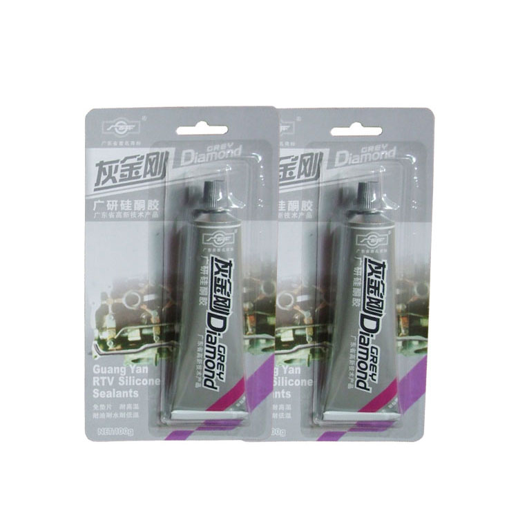 廣研密封膠 灰色密封膠 灰金剛硅酮密封膠 免墊片密封膠